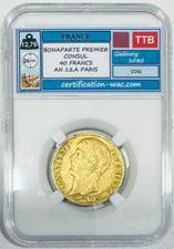 BONAPARTE PREMIER CONSUL 40 FRANCS AN 12.A PARIS comprar usado  Enviando para Brazil