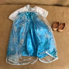 Elsa Frozen 18" Personalizado American Girl Compatible Muñeca Vestido Princesa Corona Disney segunda mano  Embacar hacia Argentina