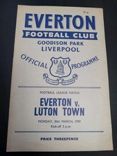 Everton luton town for sale  DERBY