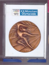 Comunista Olímpico de Munique 1972. medalha em embalagem japonesa - BOM! Diâmetro 6,8 cm comprar usado  Enviando para Brazil