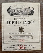 étiquette château léoville d'occasion  Toul