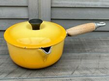 Creuset saffron yellow for sale  HORSHAM