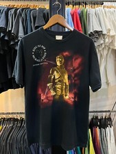 Camiseta Vintage "Michael Jackson King of Pop" History Tour, M, Preta comprar usado  Enviando para Brazil