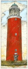 Kunstdruck leuchtturm texel gebraucht kaufen  Bad Bentheim