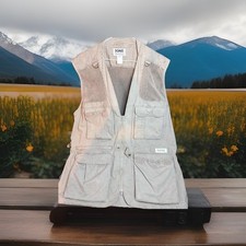 Colete fotográfico utilitário Domke PhoTOGS malha cáqui GG 13 bolsos zíper profissional comprar usado  Enviando para Brazil