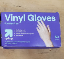 Luvas de exame de vinil - 50ct - Up&Up - Sem pó - Uso único, usado comprar usado  Enviando para Brazil