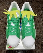 Sapato Adidas Super Star 2 Kermit The Frog tamanho 12, usado comprar usado  Enviando para Brazil
