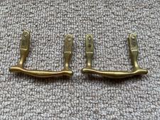 Pair vintage brass for sale  KEIGHLEY