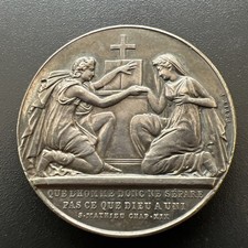 Médaille mariage argent d'occasion  Saint-Martin-de-Ré