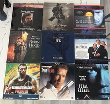 9 SCHWARNEGGER & COSTNER Laserdiscs inc Ltd. Ed. JFK, True Lies, Predator &more!, usado comprar usado  Enviando para Brazil