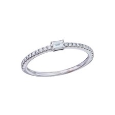 Ring baguette diamant gebraucht kaufen  Münster