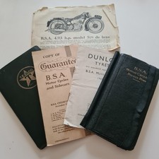 Vintage bsa motorcycle for sale  LINCOLN