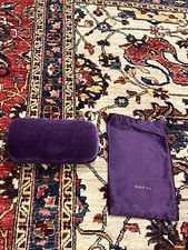 Estojo rígido de veludo roxo profundo Gucci novo sem etiquetas comprar usado  Enviando para Brazil