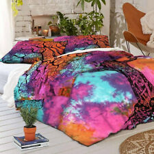 Juego de edredón reversible Mandala 3 piezas de ropa de cama de algodón segunda mano  Embacar hacia Mexico