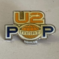 Broche de lapela esmaltado vintage U2 PopMart Tour 1997 emblema banda de rock recordações dos anos 90 comprar usado  Enviando para Brazil