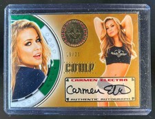 2013 Bench Warmer Vegas Comp Carmen Electra autógrafo autografado #19/21 comprar usado  Enviando para Brazil