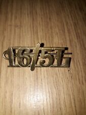 Shoulder title badge for sale  WELLINGBOROUGH