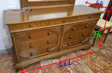 Comò legno vintage usato  Napoli
