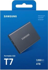 SSD portátil externo Samsung T7 4TB USB 3.2 geração 2 com criptografia de hardware, usado comprar usado  Enviando para Brazil