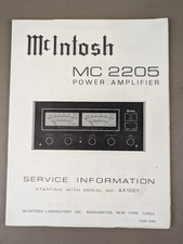 Mcintosh 2205 power for sale  Buffalo