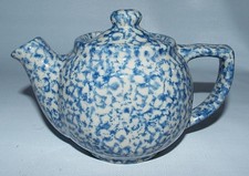 Vtg blue spongeware for sale  Warrensburg