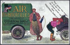 Usado, Ar comprimido Coquereau Duny & Co. para pneus de carro - Cartão publicitário francês comprar usado Usado, Ar comprimido Coquereau Duny & Co. para pneus de carro - Cartão publicitário francês comprar usado  Enviando para Brazil