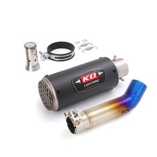 Silenciadores de ligação de tubo médio de escape DB carbono assassino para Suzuki GSR750 GSXS750 BK750 comprar usado  Enviando para Brazil