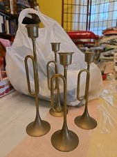 Set vintage brass for sale  Hillside