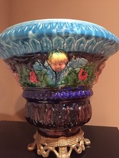 Beautiful majolica vase for sale  Highland Park