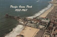 Cartão postal CA Santa Monica Pacific Ocean Park antena de diversões 1958 - 1967 fechado comprar usado  Enviando para Brazil