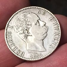 Umberto lire 1885 usato  San Bonifacio