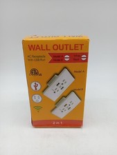 Adaptador de soquete de parede plugue duplo elétrico 15A 2 portas USB painel de placa de saída 167, usado comprar usado  Enviando para Brazil