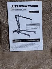 Pittsburgh automotive foldable for sale  Beersheba Springs