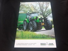 Deutz-Fahr seria 6 ciągniki TTV RCSHIFT POWERSHIFT broszura 10/19 niemiecki na sprzedaż  PL