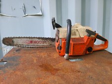 Vintage orange chainsaw for sale  Newport