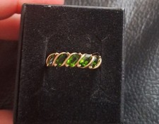 Goldring 375 chromdiopsid gebraucht kaufen  Ibbenbüren