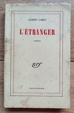 étranger albert camus d'occasion  Chamalières