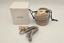 Bolsa de palha Christian Dior mini bolsa de ombro VIP limitada comprar usado  Enviando para Brazil