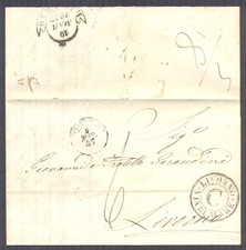 1847 prefilatelia lettera usato  Russi