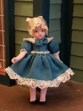 Casa de bonecas miniatura boneca criança porcelana 1:12 comprar usado  Enviando para Brazil