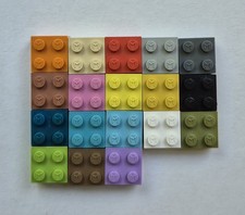 LEGO MODULEX 18 TIJOLOS 2x2 - COM LOGOTIPO M EM TACHAS comprar usado  Enviando para Brazil