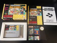 Super Mario All-Stars SNES Super Nintendo jogo completo na caixa na caixa muito bom estado usado comprar usado  Enviando para Brazil