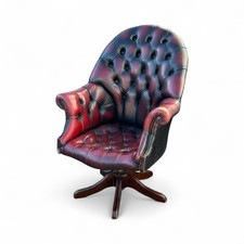 Red leather chesterfield for sale  SAWBRIDGEWORTH