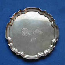 Silver plated salver for sale  ROMNEY MARSH