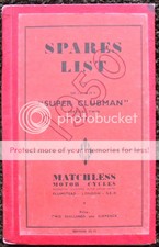 Matchless spare parts for sale  LEICESTER