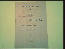 Cavalleria rusticana pietro usato  Comiso
