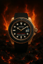 Yacht Rose | Seikmod Rose | Gold Case | Black Dial | NH35 | 40mm comprar usado  Enviando para Brazil