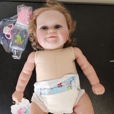 Usado, Boneca bebê Pinky Reborn 18" silicone aparência real comprar usado  Enviando para Brazil