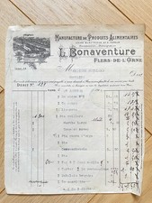 Ancienne facture bonaventure d'occasion  Nantes-
