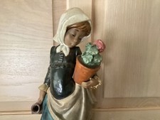 Lladro girl geranium for sale  Malvern